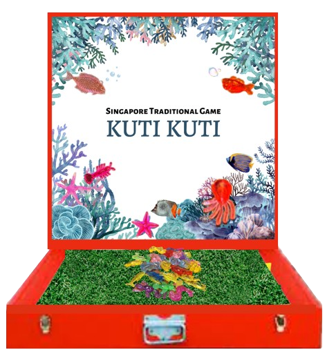 Professional Kuti Kuti traditional game setup for Singapore events