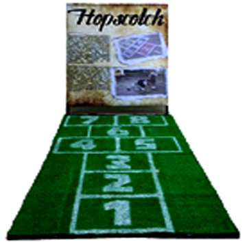 Professional Hop Scotch game setup for Singapore community events